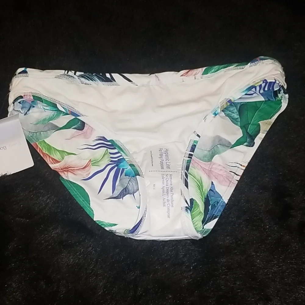 WAS $ 64 LA BLANCA In The Moment Banded Hipster Bikini Bott - Picture 11 of 16